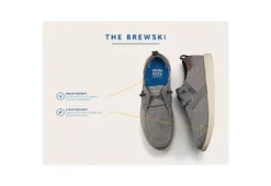 Nunn Bush Mens Brewski Slip On Sneaker - Grey -Shoe Promotion Shop US 01 501369 06