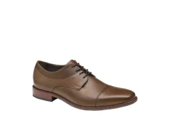 Johnston & Murphy Mens Archer Cap Toe Oxford - Cognac