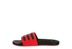 Adidas Mens Adilette Boost Slide Sandal - Red 12 Adidas Mens Adilette Boost Slide Sandal - Red -Shoe Promotion Shop US 01 501445 03
