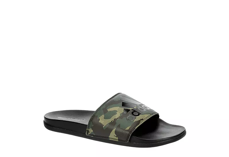 Adidas Mens Adilette Comfort Slide Sandal - Camo 3 Adidas Mens Adilette Comfort Slide Sandal - Camo