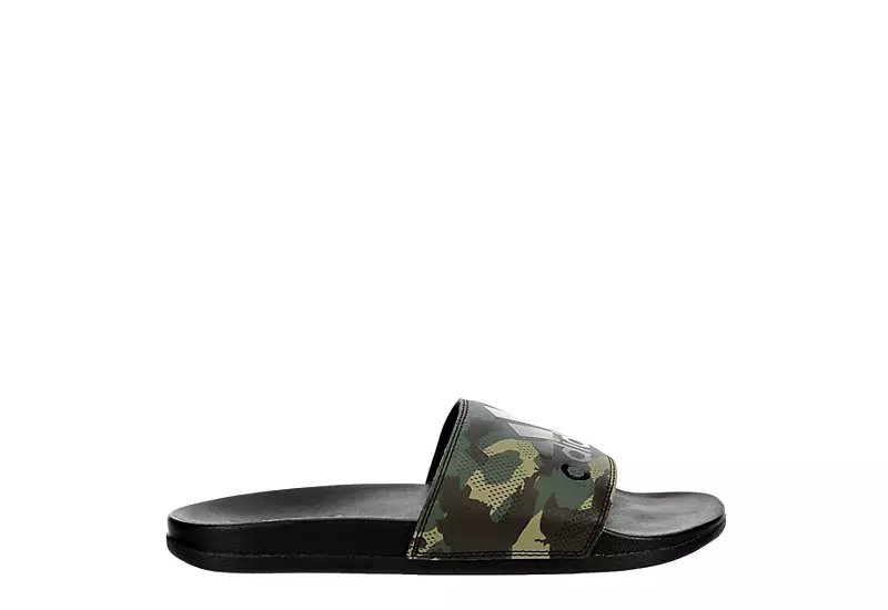 Adidas Mens Adilette Comfort Slide Sandal - Camo 4 Adidas Mens Adilette Comfort Slide Sandal - Camo - Image 2