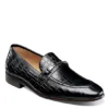 Stacy Adams Mens Ferdinand Moc Toe Slip On Oxford - Black -Shoe Promotion Shop US 01 501551 00