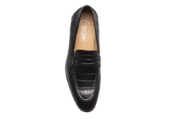 Stacy Adams Mens Ferdinand Moc Toe Slip On Oxford - Black -Shoe Promotion Shop US 01 501551 05