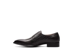 Stacy Adams Mens Torrance Plain Toe Double Monk Strap Oxford - Black -Shoe Promotion Shop US 01 501558 03