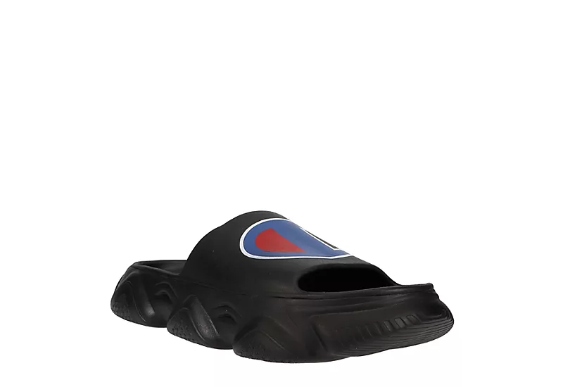 Champion Mens Meloso Squish Slide Sandal - Black 3 Champion Mens Meloso Squish Slide Sandal - Black