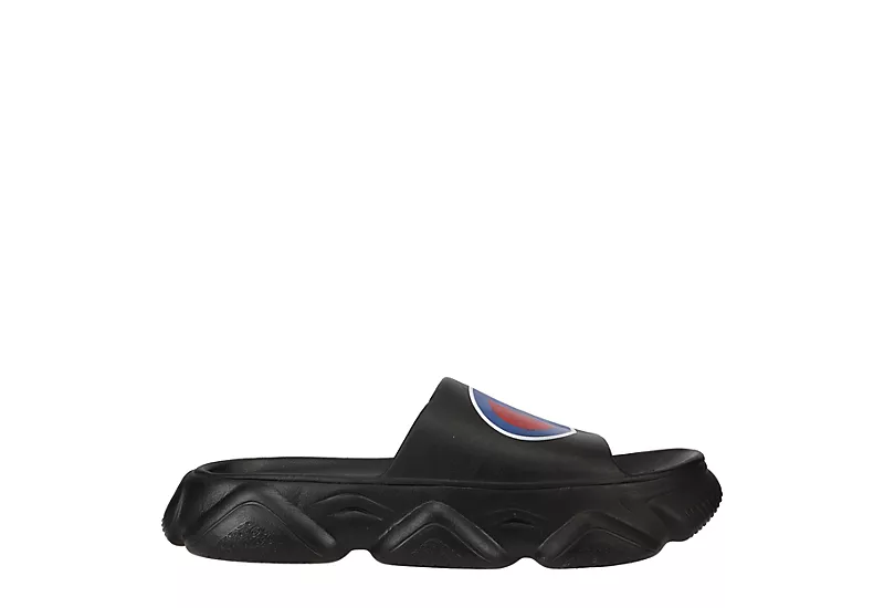 Champion Mens Meloso Squish Slide Sandal - Black 4 Champion Mens Meloso Squish Slide Sandal - Black - Image 2