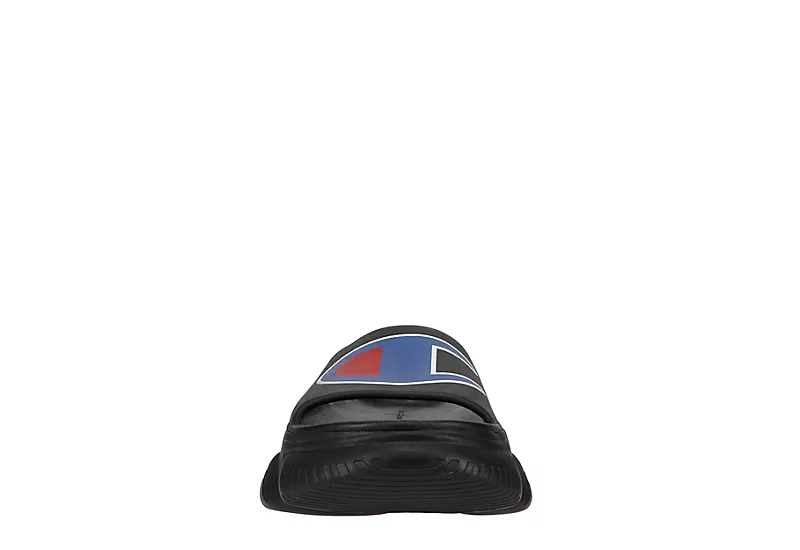 Champion Mens Meloso Squish Slide Sandal - Black 5 Champion Mens Meloso Squish Slide Sandal - Black - Image 3