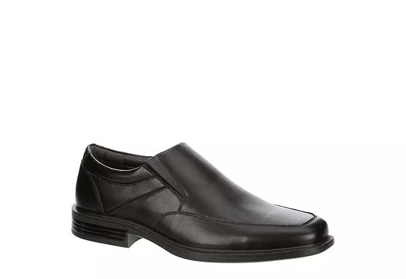 Borelli Mens Trenton Slip On Oxford - Black 3 Borelli Mens Trenton Slip On Oxford - Black