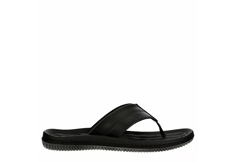 Bjorndal Mens Dunas Flip Flop Sandal - Black 4 Bjorndal Mens Dunas Flip Flop Sandal - Black - Image 2