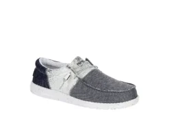 Heydude Mens Wally Slip On Sneaker - Navy