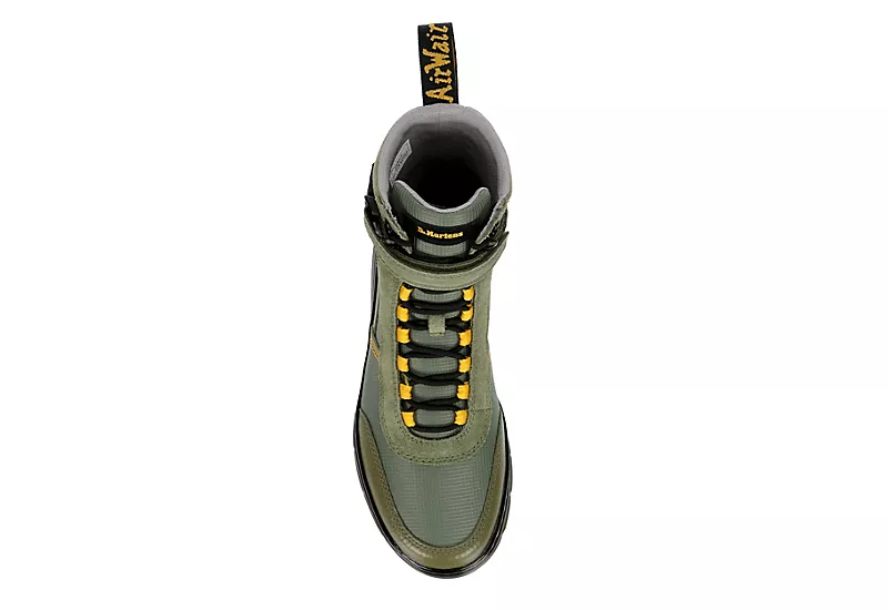Dr. Martens Dr.martens Mens Combs Tech Combat Boot - Olive 8 Dr. Martens Dr.martens Mens Combs Tech Combat Boot - Olive - Image 6