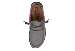 Heydude Mens Wally Slip On Sneaker - Grey -Shoe Promotion Shop US 01 501908 05