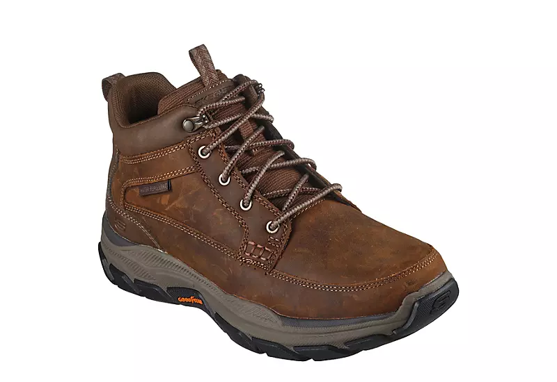 Skechers Mens Respected-boswell Lace-up Boot - Brown 3 Skechers Mens Respected-boswell Lace-up Boot - Brown