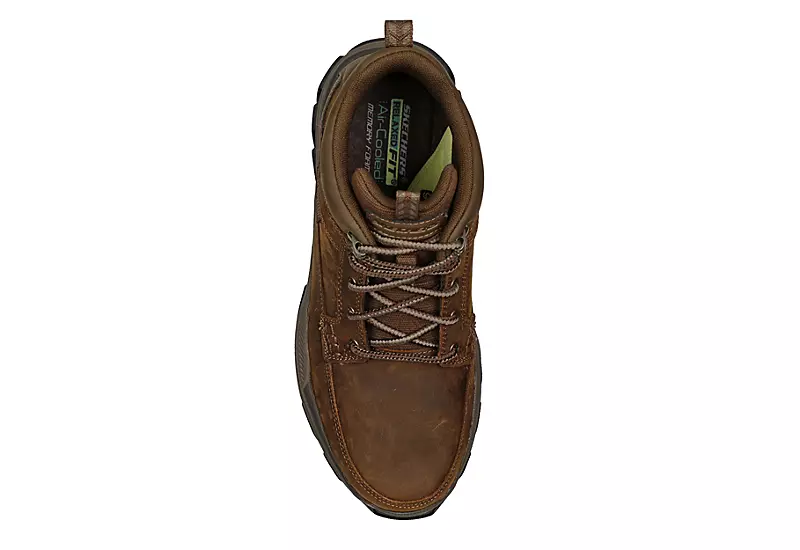 Skechers Mens Respected-boswell Lace-up Boot - Brown 6 Skechers Mens Respected-boswell Lace-up Boot - Brown - Image 4