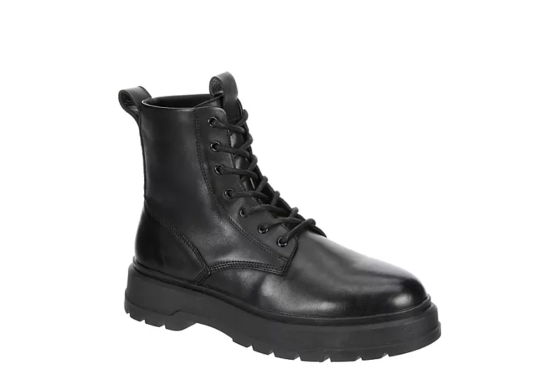 Franco Fortini Mens Ryker Lace-up Boot - Black 3 Franco Fortini Mens Ryker Lace-up Boot - Black
