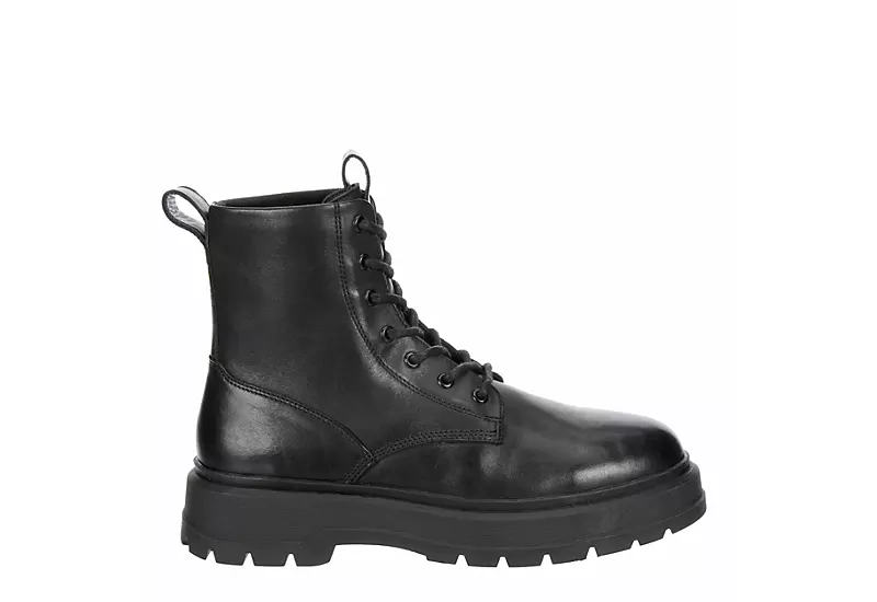 Franco Fortini Mens Ryker Lace-up Boot - Black 4 Franco Fortini Mens Ryker Lace-up Boot - Black - Image 2