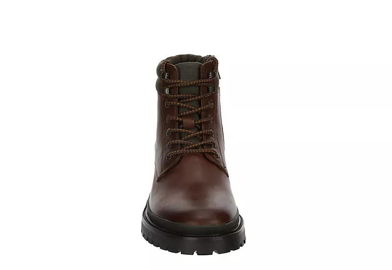 Franco Fortini Mens Range Lace-up Boot - Brown 5 Franco Fortini Mens Range Lace-up Boot - Brown - Image 3