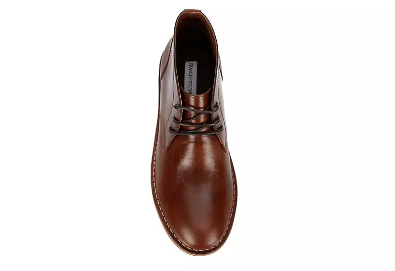 Franco Fortini Mens Austin Chukka Boot - Cognac 8 Franco Fortini Mens Austin Chukka Boot - Cognac - Image 6