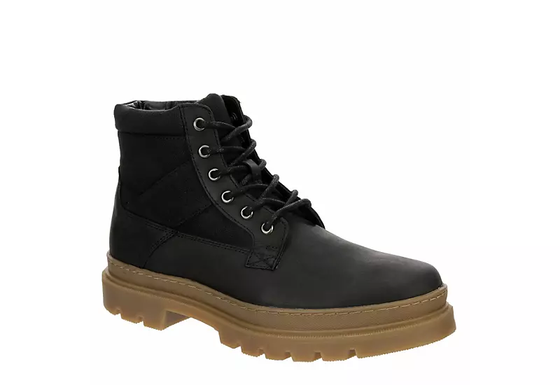 Restoration Mens Clayton Lace-up Boot - Black 3 Restoration Mens Clayton Lace-up Boot - Black