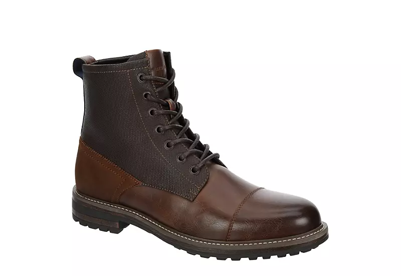 Franco Fortini Mens James Lace-up Boot - Brown 3 Franco Fortini Mens James Lace-up Boot - Brown