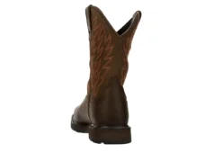 Ariat Mens Groundbreaker Waterproof Work Boot - Brown 13 Ariat Mens Groundbreaker Waterproof Work Boot - Brown -Shoe Promotion Shop US 01 502082 04