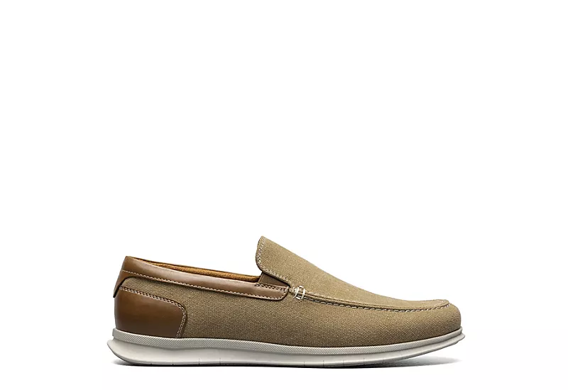 Florsheim Mens Montigo Canvas Venetian Loafer Oxford - Sand 3 Florsheim Mens Montigo Canvas Venetian Loafer Oxford - Sand