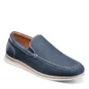 Florsheim Mens Montigo Canvas Venetian Loafer Oxford - Navy -Shoe Promotion Shop US 01 502198 00