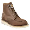 Carhartt Mens Waterproof 6-inch Moc Toe Wedge Boot - Brown -Shoe Promotion Shop US 01 502201 00