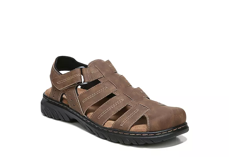 Dr. Scholl's Mens Candid Outdoor Sandal - Brown 3 Dr. Scholl's Mens Candid Outdoor Sandal - Brown