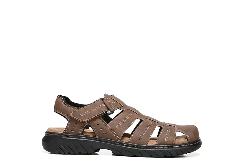 Dr. Scholl's Mens Candid Outdoor Sandal - Brown 4 Dr. Scholl's Mens Candid Outdoor Sandal - Brown - Image 2