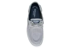 Sperry Mens Halyard 2-eye Slip On Sneaker - Pale Grey -Shoe Promotion Shop US 01 502250 05