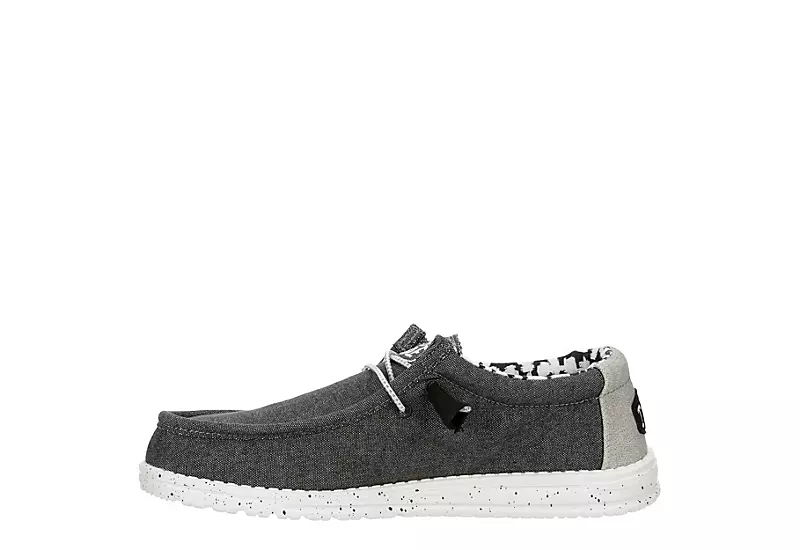 Heydude Mens Wally Slip On Sneaker - Black 6 Heydude Mens Wally Slip On Sneaker - Black - Image 4