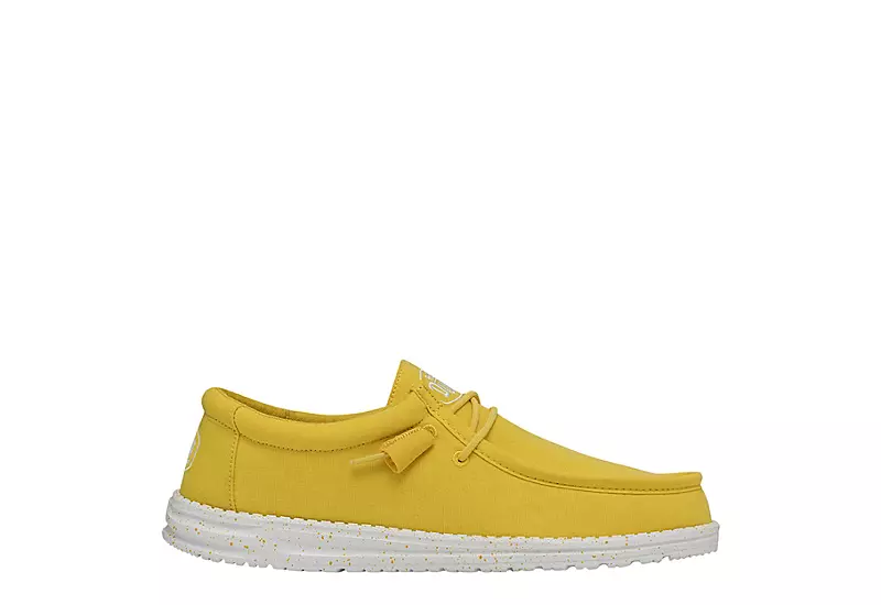 Heydude Mens Wally Slip On Sneaker - Yellow 4 Heydude Mens Wally Slip On Sneaker - Yellow - Image 2