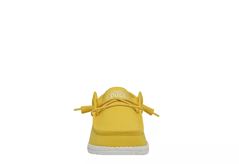 Heydude Mens Wally Slip On Sneaker - Yellow 5 Heydude Mens Wally Slip On Sneaker - Yellow - Image 3