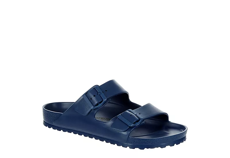 Birkenstock Mens Arizona Essentials Slide Sandal - Navy 3 Birkenstock Mens Arizona Essentials Slide Sandal - Navy