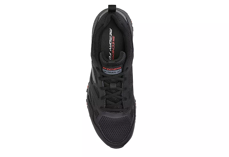 Skechers Mens Hillcrest Hiking Shoe - Black 6 Skechers Mens Hillcrest Hiking Shoe - Black - Image 4