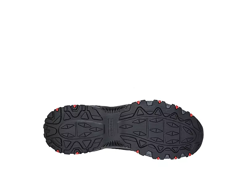 Skechers Mens Hillcrest Hiking Shoe - Black 7 Skechers Mens Hillcrest Hiking Shoe - Black - Image 5