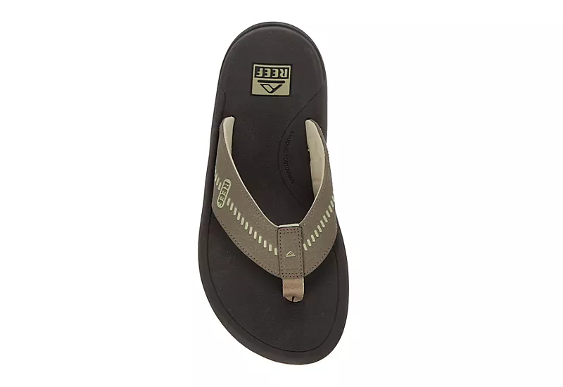 Reef Mens Swellsole Rover Flip Flop Sandal - Brown 8 Reef Mens Swellsole Rover Flip Flop Sandal - Brown - Image 6