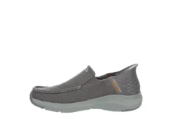 Skechers Mens Slip-ins Parson Slip On Sneaker - Grey -Shoe Promotion Shop US 01 502403 03
