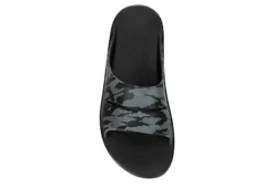 Oofos Mens Ooahh Sport Slide Sandals - Black -Shoe Promotion Shop US 01 502411 05