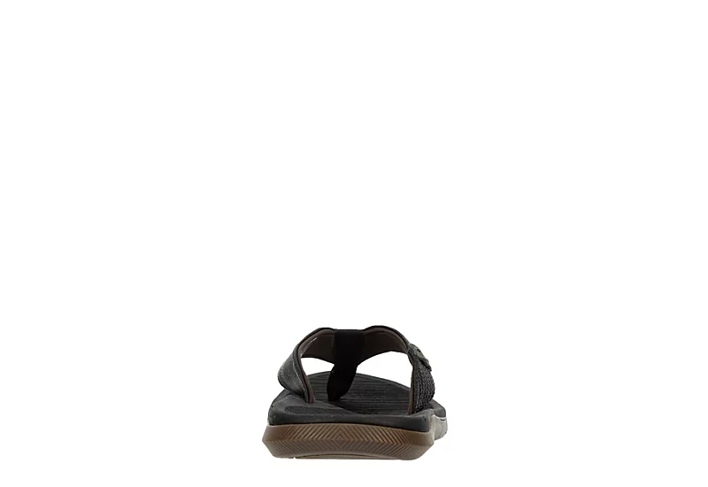 Reef Mens Santa Ana Flip Flop Sandal - Black 7 Reef Mens Santa Ana Flip Flop Sandal - Black - Image 5