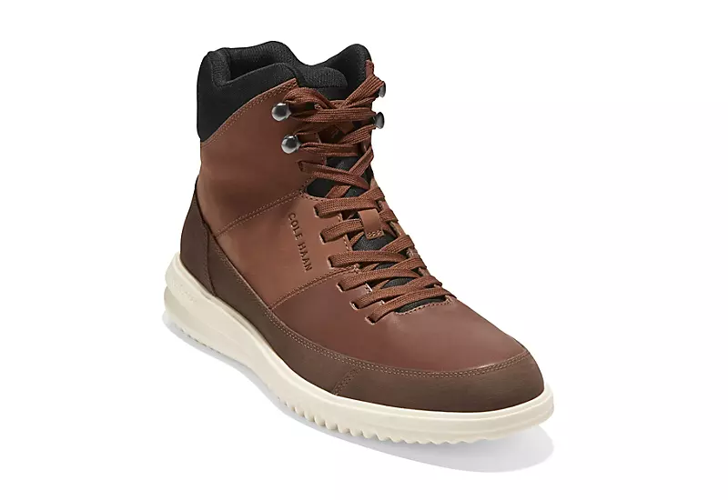 Cole Haan Mens Grand Hiker Waterproof Lace-up Boot - Tan 3 Cole Haan Mens Grand Hiker Waterproof Lace-up Boot - Tan