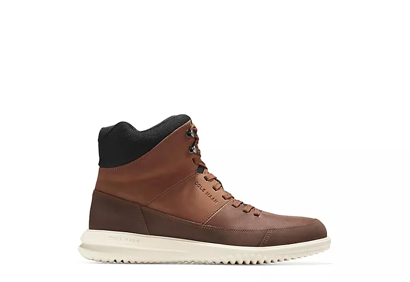 Cole Haan Mens Grand Hiker Waterproof Lace-up Boot - Tan 4 Cole Haan Mens Grand Hiker Waterproof Lace-up Boot - Tan - Image 2