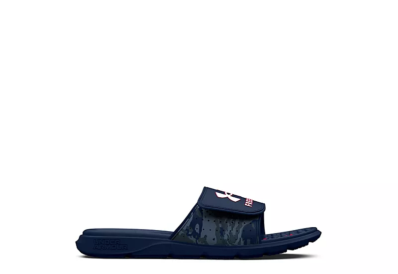Under Armour Mens Ignite Pro Slide Sandal - Navy 4 Under Armour Mens Ignite Pro Slide Sandal - Navy - Image 2