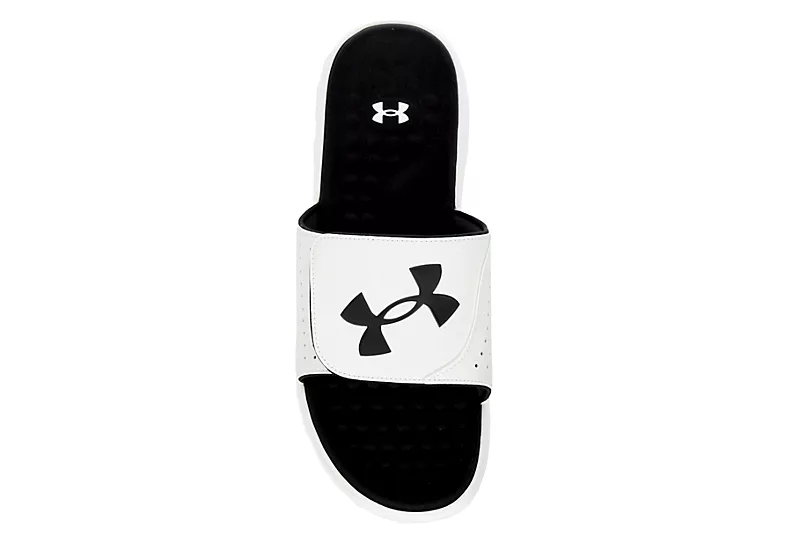 Under Armour Mens Ignite Pro Slide Sandal - White 8 Under Armour Mens Ignite Pro Slide Sandal - White - Image 6