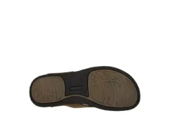 Franco Fortini Mens Newport Flip Flop Sandal - Tan -Shoe Promotion Shop US 01 502429 06