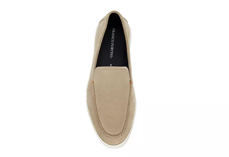 Franco Fortini Mens Conner Slip On Loafer Oxford - Taupe 8 Franco Fortini Mens Conner Slip On Loafer Oxford - Taupe - Image 6