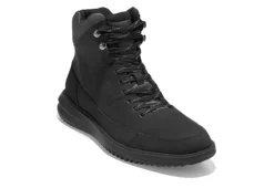 Cole Haan Mens Grand Hiker Waterproof Lace-up Boot - Black