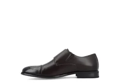 Vance Co Mens Atticus Cap Toe Double Monk Strap Oxford - Brown -Shoe Promotion Shop US 01 502465 03