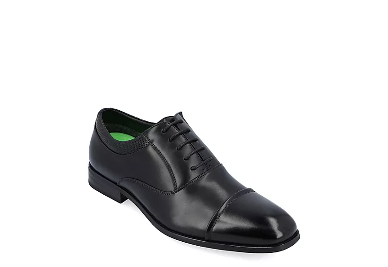 Vance Co Mens Bradley Cap Toe Oxford - Black 3 Vance Co Mens Bradley Cap Toe Oxford - Black